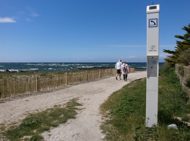 borne d'appel d'urgence  Batz sur Mer